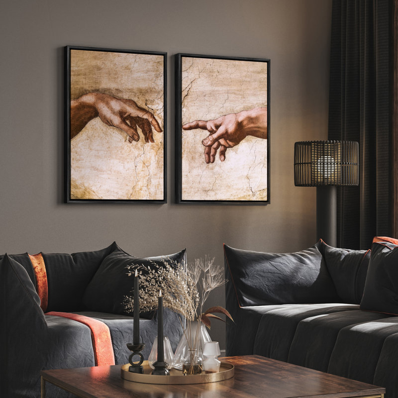 Art mural encadré rétro antique classique pour chambre à coucher, H 24 po x l 16 po, Noir