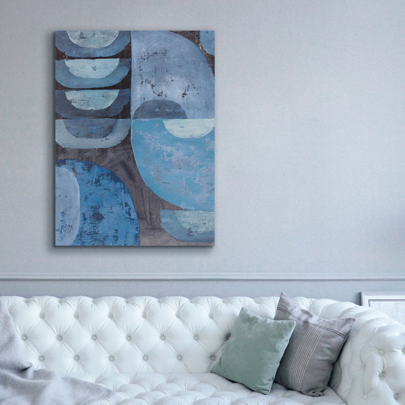 «Shape Shift 4» par Courtney Prahl, art mural sur toile, 40 po x 54 po