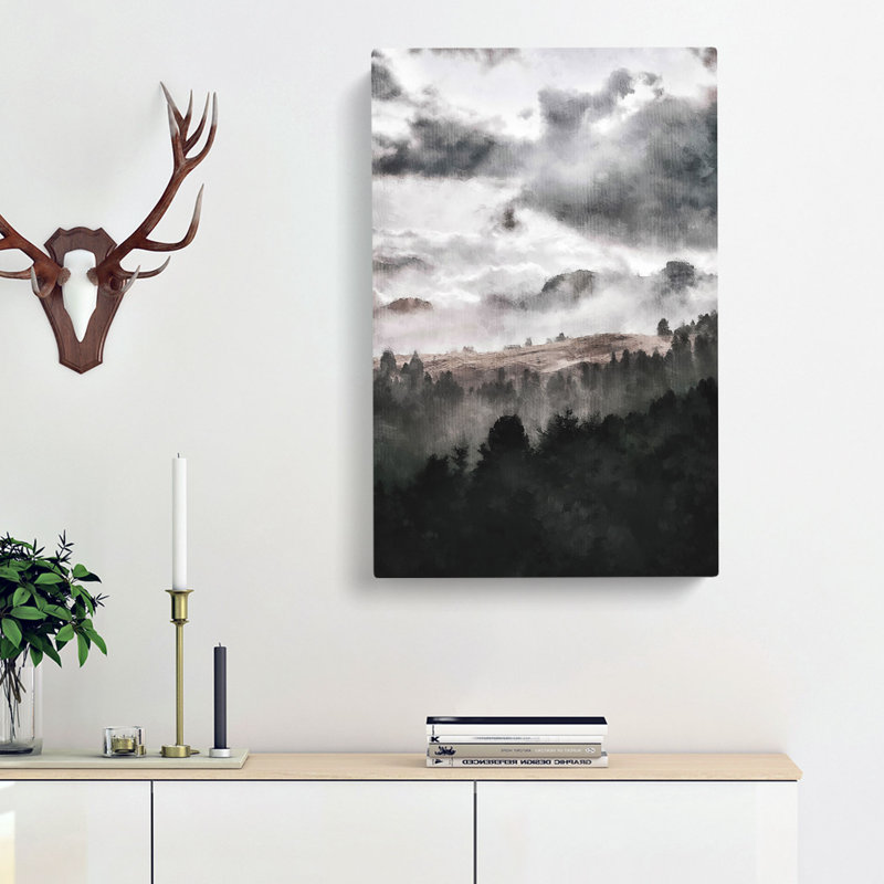 Mist Over Wurzjoch In Italy - Wrapped Canvas, 91cm H x 60cm W x 3cm D