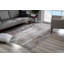Tapis gris à motif abstrait-1630376493