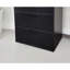 Commode noire à quatre tiroirs Oliver