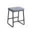 Ensemble de 2 tabourets de bar Ebern Designs Selma, cuir PU, pieds en fer-799263617-696169360