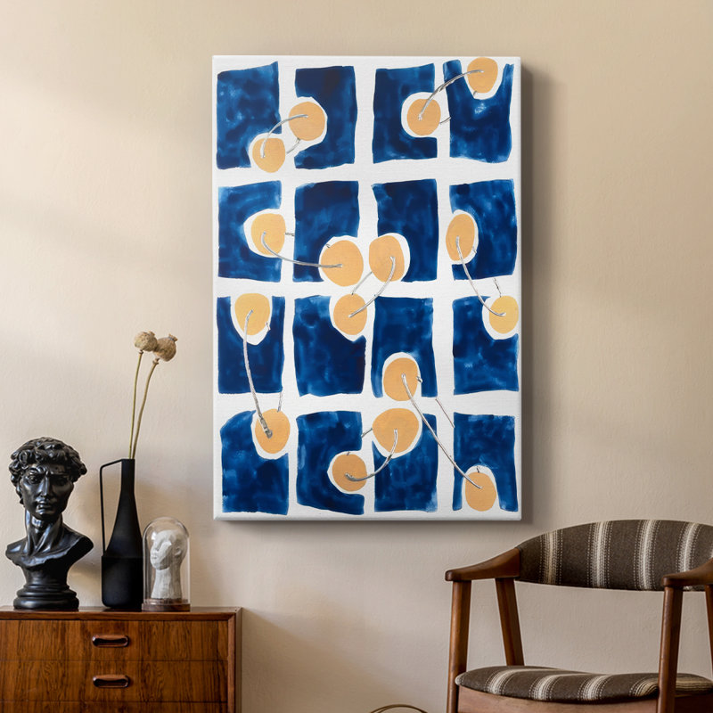 Casse-tête abstrait I - galerie sur mesure, H 48 po x l 32 po