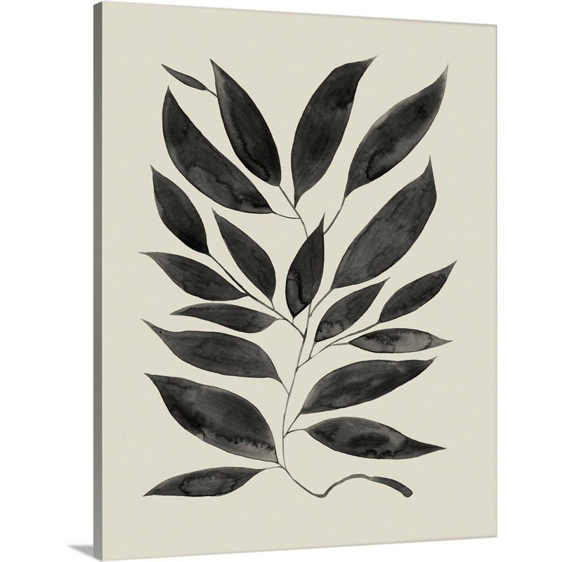 "Branched Composition I", art mural sur toile, Toile tendue, H 14 po x l 11 po