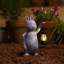 Solar Rabbit Garden Statue with Lantern