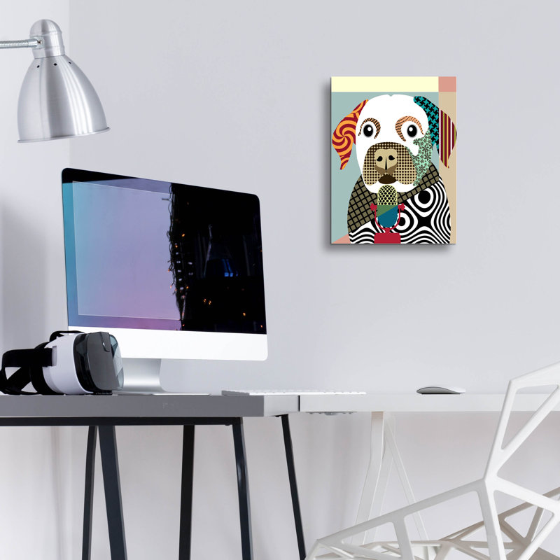 «Labrador Retriever» par Lanre Adefioyue, H 16 po x l 12 po x P 0,13 po