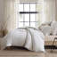 Ribbed Traditional Polyester Ribbed Duvet Cover-92388617