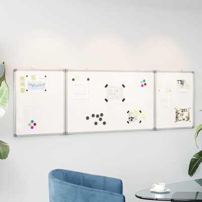 Magnetic Whiteboard Foldable 1.7 Cm Aluminium