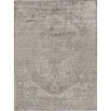 Windsom Oriental Area Rug in Light Gray