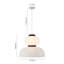 Luminaire suspendu géométrique 1 lumière