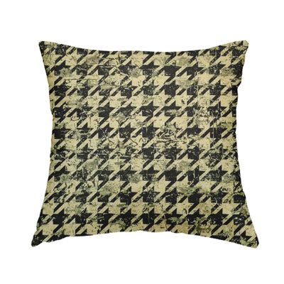 Teddy Houndstooth Rectangular Cushion