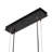 Darlina 6 - Light Flat Black LED Kitchen Island Pendant
