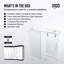 Porte de baignoire coulissante sans cadre avec verre transparent 3/8 po l 56-60 po x H 66 po Elan-98714416