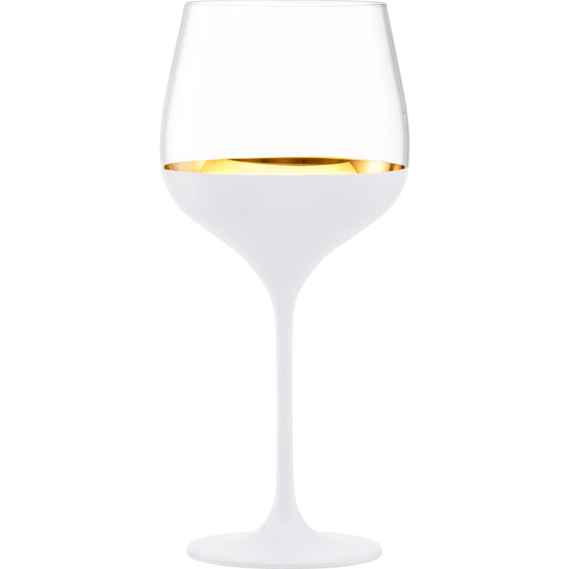 Grand verre bourgogne Oro24K, Blanc