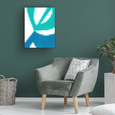 Bolognaise «Pixel Leaves III» sur toile