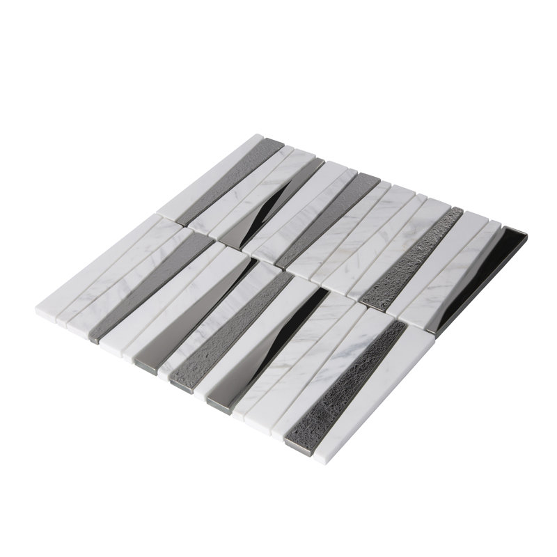 Metropolis 0.9 in. x 5.8 in. Novelty Polished Tile