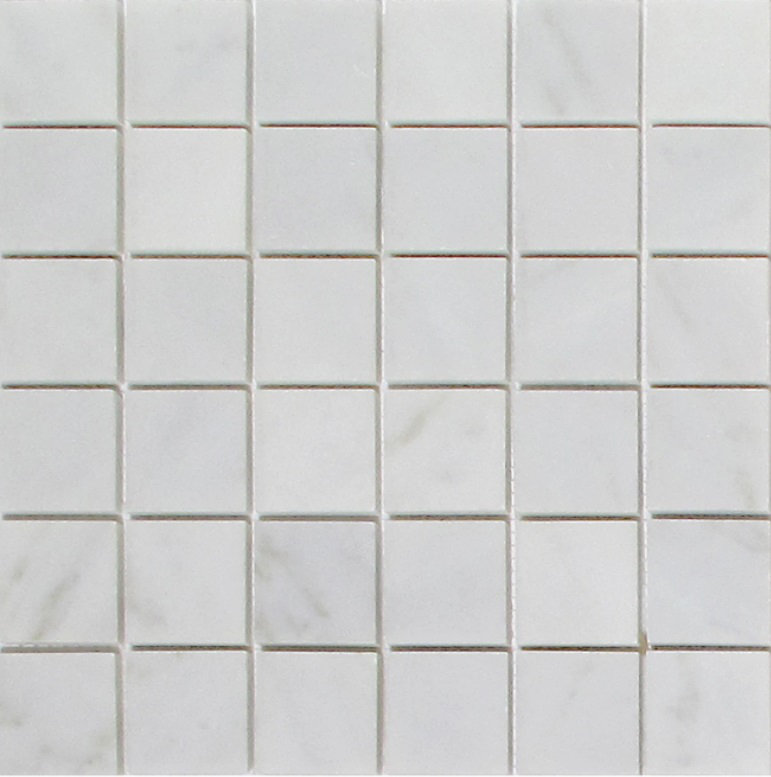 Arabescato Natural Stone Grid Mosaic Wall Tile