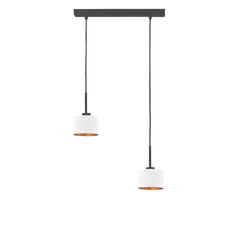 Harpa 2 - Light Drum Pendant, White, Black