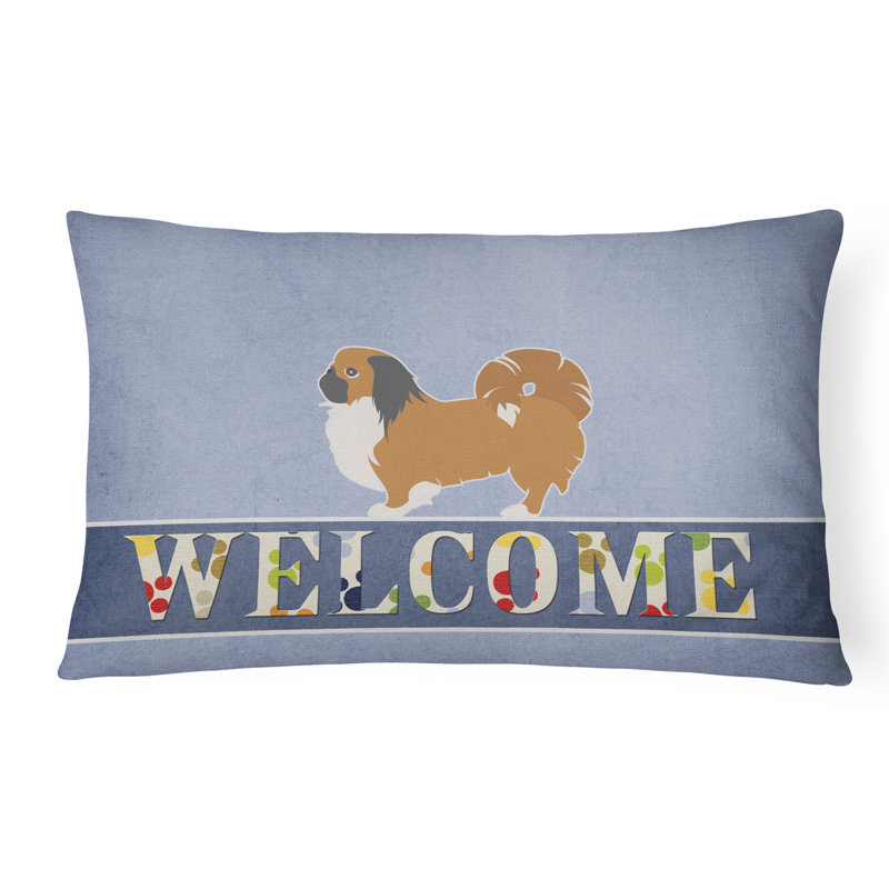  Coussin Pekingese Welcome