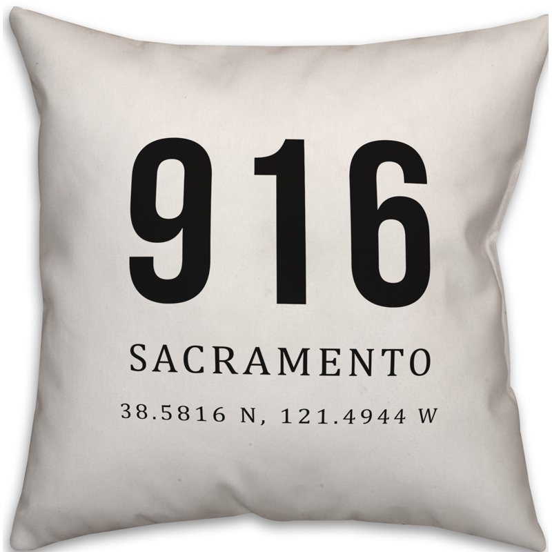 Outdoor Reversible Throw Pillow