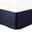 Édredon 7 pièces bleu marine pour très grand lit, coussins décoratifs et jupe-118742575