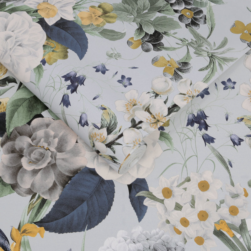 Papier peint floral 