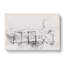 Seagull Flying over Brighton Beach Watercolour - Wrapped Canvas-56659509