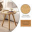 Table basse ronde en rotin