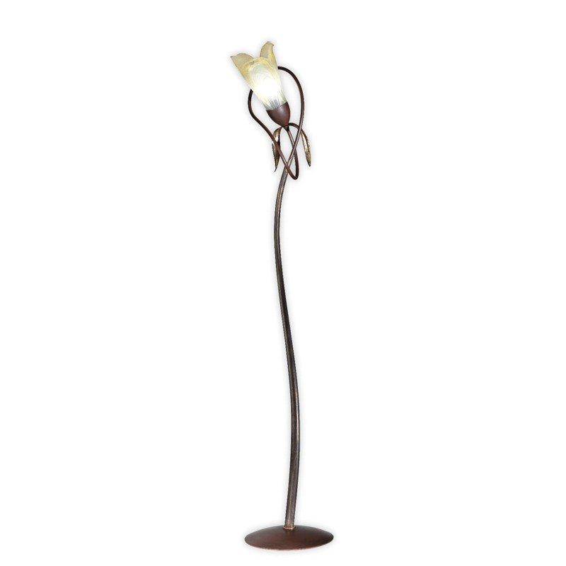 Lombardia " Floor Lamp, Weathered Coffee