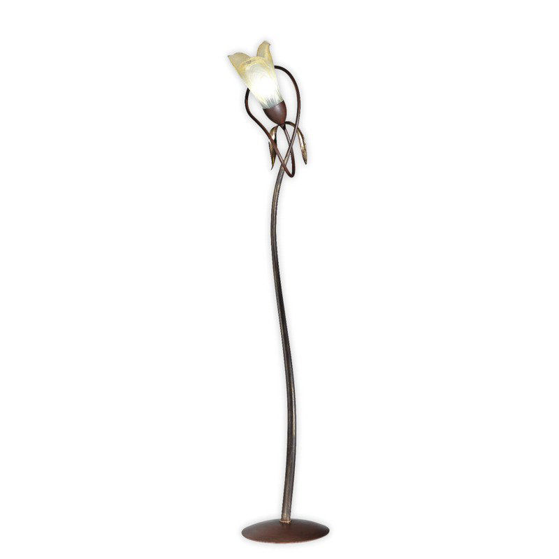 Lombardia Floor Lamp, Weathered Coffee