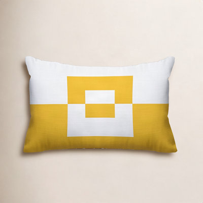 Luella Geometric Indoor/Outdoor Lumbar Throw Pillow