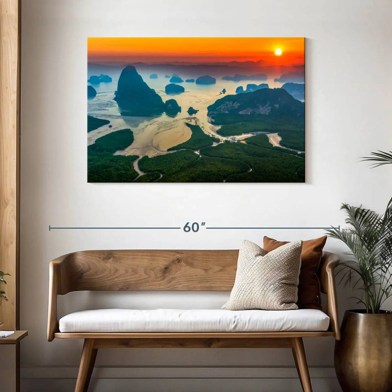 Lilie Phang Nga Bay Sunrise, H 30 po x l 45 po
