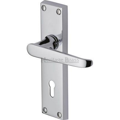 Heritage Brass Heritage Door Handle Lever Lock Victoria Design