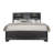 Solid Wood Queen White Eight Drawers Bed-28919929-28919928