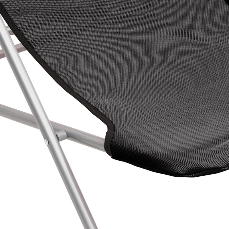 Folding Beach Chair, Black