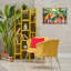 Cadre flottant Bright Mod Palms & Rectangles, design par LSR Design Studio-2105763791-2105763789