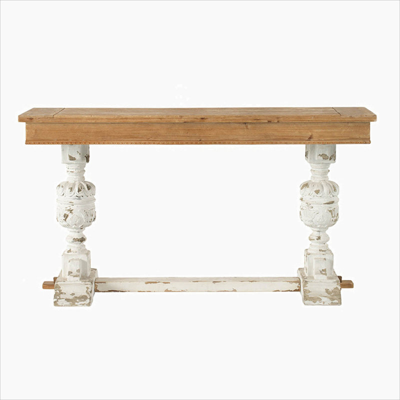 Trouville 59.06'' Solid Wood Top Console Table