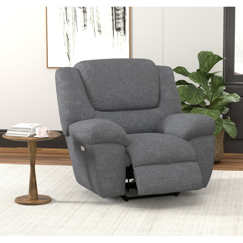 Fauteuil inclinable et pivotant Veria, Bleu / gris, Power 