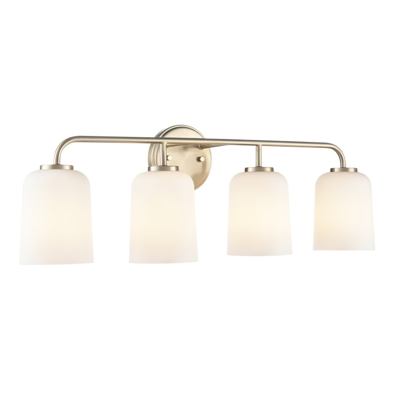 Meuble-lavabo 4 lumières 28 po Londonderry , Or moderne