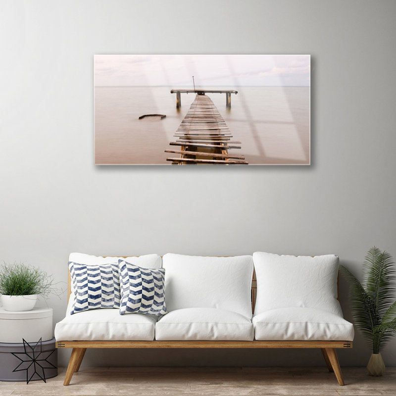 Architecture Bridge - Unframed Photograph on Glass