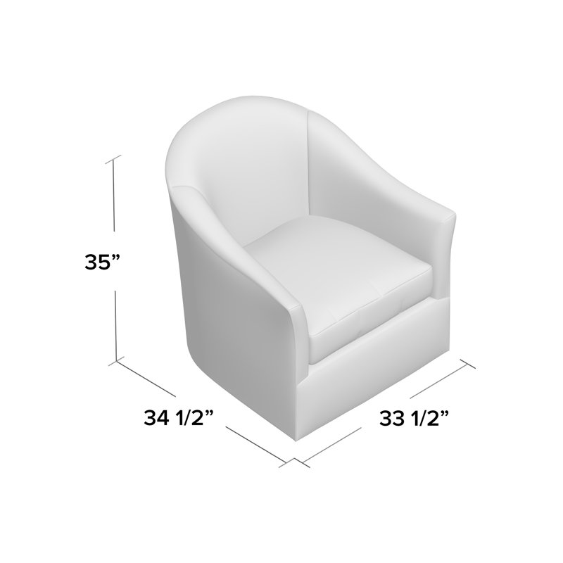 Fauteuil tournant Barry, Parchemin 8794