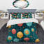 Ensemble de housse de couette Lollipop Dream Pattern II - Food Donuts-101243446