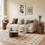 Table d'appoint ronde Adalynn avec rangement