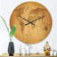 Carte classique rétro - horloge murale moderne en bois-63618345