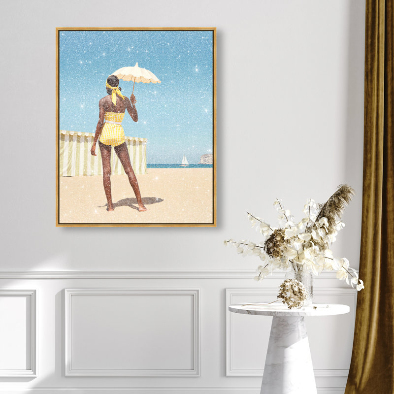 Cabana Muse III Canvas Fashion Print by Oliver Gal, Black Frame, 16 x 20, 16"H x 20"W, Gallery Wrapped