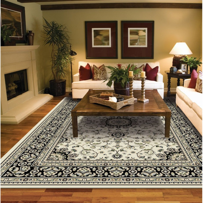 Tapis crème Falcone, Rectangle 8 pi x 10 pi