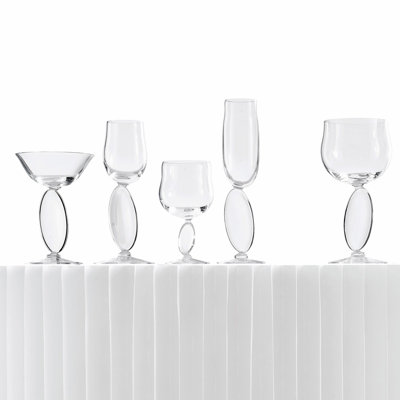 Omnia 5.07oz. Handmade Crystal Coupe Set