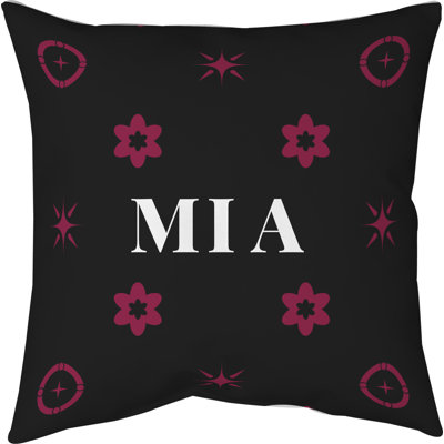Coussin en coton sergé Miami