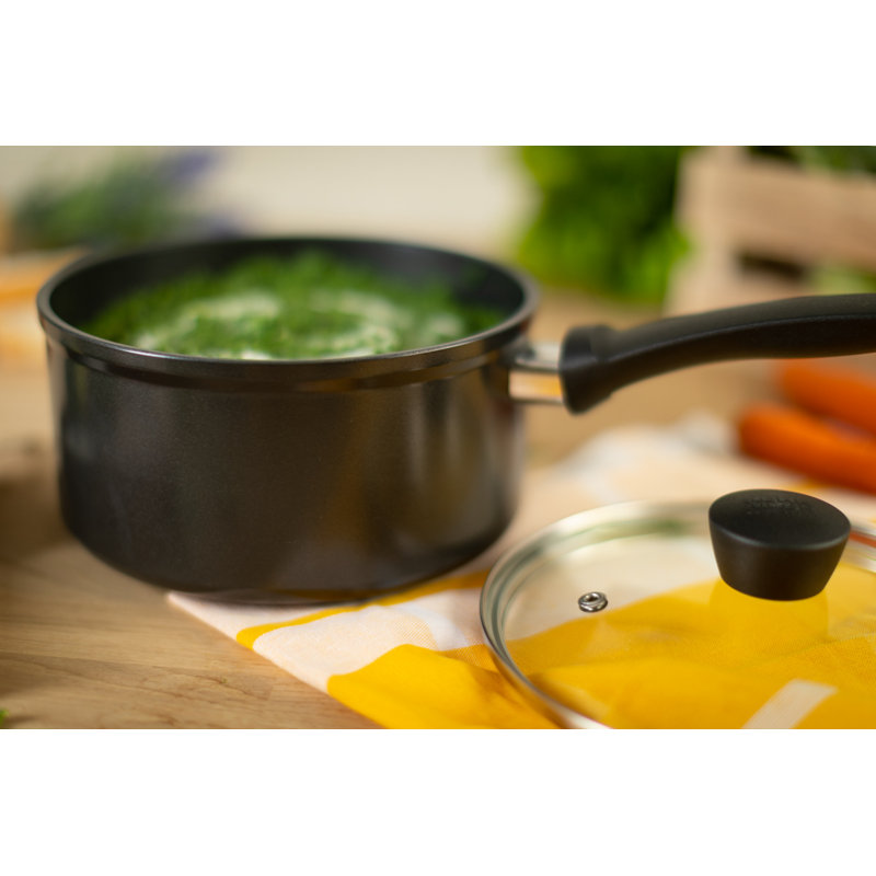 Kuhn Rikon Easy Induction Aluminium Non-Stick Induction Safe 3-Piece Saucepan Set