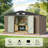 Outdoor Metal Storage Tool Shed-99168255-99168254